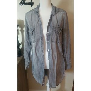 Cloth and Stone Button Down Shirt Dress